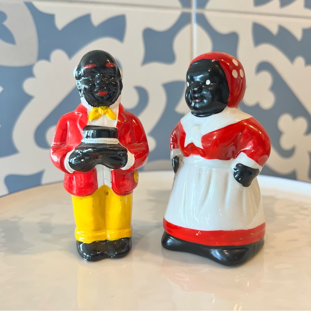 Vintage salt and pepper shakers